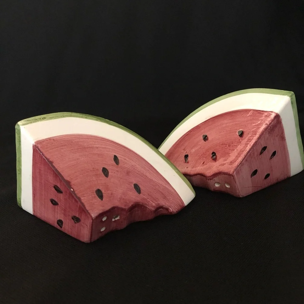 Watermelon Slices Ceramic Salt & Pepper Shakers - Picture 5 of 8